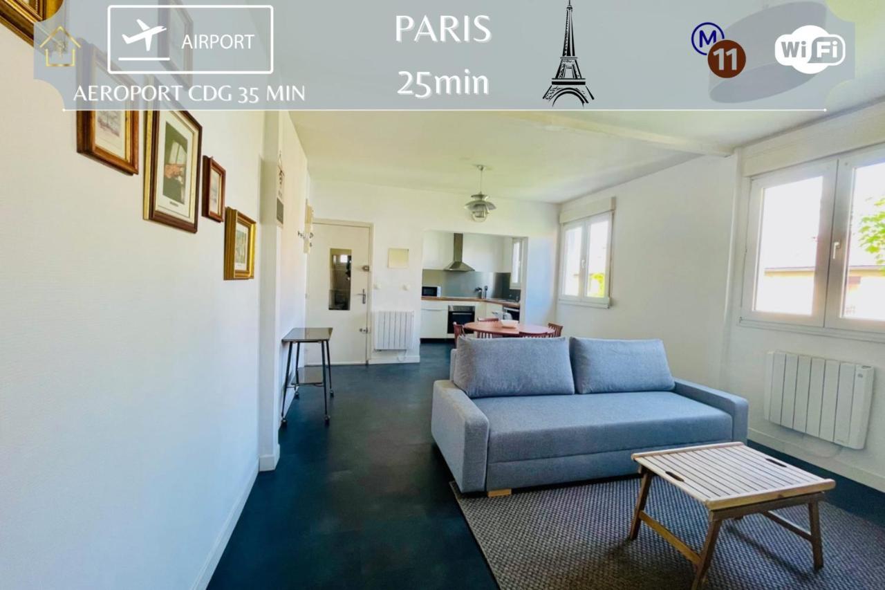 Appart'Hôtel l'Express - 25min de Paris Romainville Extérieur photo